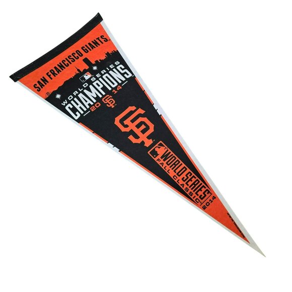 2014 San Francisco Giants Baseball MLB World Series Champs 12"x30" Team Pennant - Picture 1 of 9